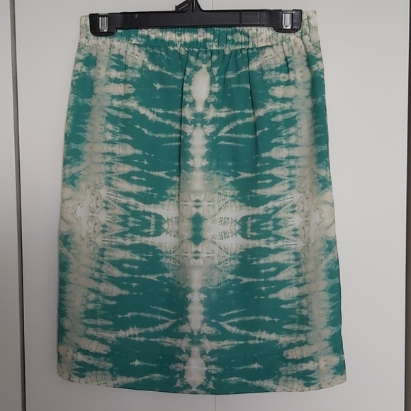 🌸MAJE CAMELEON MIRROR TIE DYE PENCIL SKIRT - Picture 2 of 3